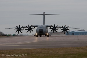 A400M 'Grizzly' at RAF Brize Norton. 1st March 2013.