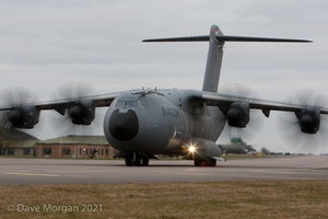 A400M 'Grizzly' at RAF Brize Norton. 1st March 2013.