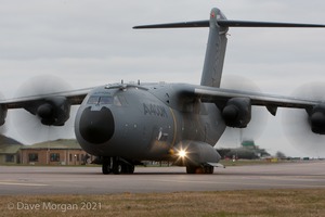 A400M 'Grizzly' at RAF Brize Norton. 1st March 2013.