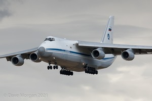 Antonov An-124 at RAF Brize Norton. 13th August 2010.