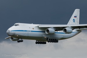 Antonov An-124 at RAF Brize Norton. 13th August 2010.