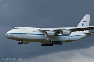 Antonov An-124 at RAF Brize Norton. 13th August 2010.