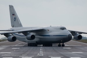 Antonov An-124 at RAF Brize Norton. 13th August 2010.