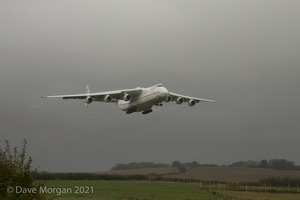 Antonov An-225 at RAF Brize Norton. 28th October 2007.