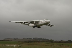 Antonov An-225 at RAF Brize Norton. 28th October 2007.