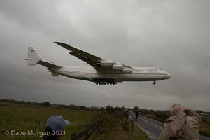 Antonov An-225 at RAF Brize Norton. 28th October 2007.
