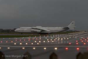 Antonov An-225 at RAF Brize Norton. 28th October 2007.