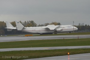 Antonov An-225 at RAF Brize Norton. 28th October 2007.