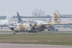 Egyptian C-130 Hercules departs RAF Brize Norton. 10th March 2012.