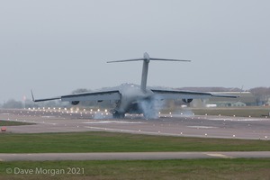 Egyptian C-130 Hercules departs RAF Brize Norton. 10th March 2012.