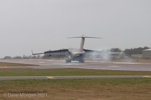 Spanish AF Boeing 707. RAF Brize Norton. 17th January 2009.