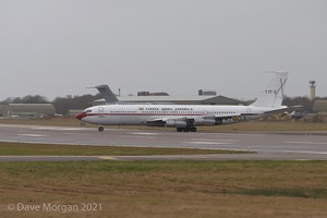Spanish AF Boeing 707. RAF Brize Norton. 17th January 2009.