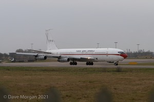 Spanish AF Boeing 707. RAF Brize Norton. 17th January 2009.
