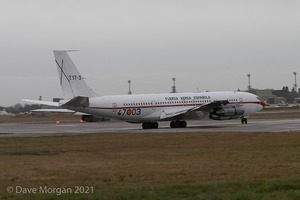 Spanish AF Boeing 707. RAF Brize Norton. 17th January 2009.