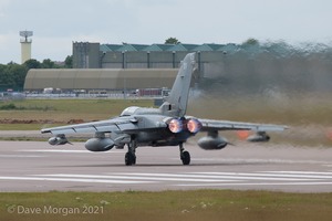 RAF Tornado GR4 Role Demo Team 'Alien 1 & 2'. RAF Brize Norton. 19th June 2011.