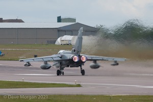 RAF Tornado GR4 Role Demo Team 'Alien 1 & 2'. RAF Brize Norton. 19th June 2011.
