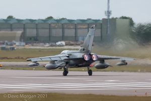RAF Tornado GR4 Role Demo Team 'Alien 1 & 2'. RAF Brize Norton. 19th June 2011.
