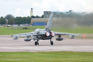 RAF Tornado GR4 Role Demo Team 'Poker' Formation. RAF Brize Norton 26th August 2012. 