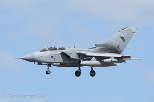 RAF Tornado GR4 Role Demo Team 'Poker' Formation. RAF Brize Norton 26th August 2012. 