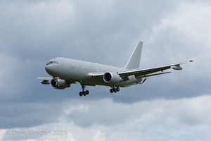 Italian Air Force KC-767 at RAF Brize Norton. 15th July 2012. 