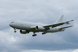 Italian Air Force KC-767 at RAF Brize Norton. 15th July 2012. 