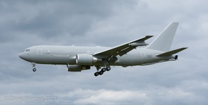Italian Air Force KC-767 at RAF Brize Norton. 15th July 2012. 
