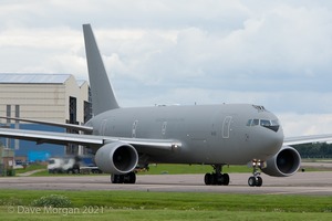 Italian Air Force KC-767 at RAF Brize Norton. 15th July 2012. 