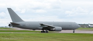 Italian Air Force KC-767 at RAF Brize Norton. 15th July 2012. 