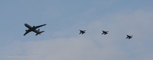 Italian Air Force KC-767, Tornado GR4s and C-130-J Hercules at RAF Brize Norton. 26th June 2013. 