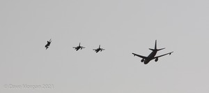 Italian Air Force KC-767, Tornado GR4s and C-130-J Hercules at RAF Brize Norton. 26th June 2013. 