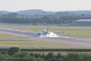 Italian Air Force KC-767, Tornado GR4s and C-130-J Hercules at RAF Brize Norton. 26th June 2013. 