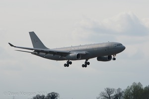 RAF A-330 MRTT during testing at RAF Brize Norton. 14th April 2012.