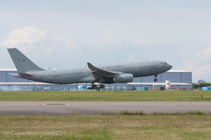 RAF A-330 MRTT during testing at RAF Brize Norton. 14th April 2012.