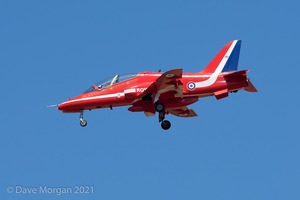 RAF Red Arrows at RAF Brize Norton. 11th July 2010