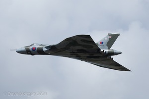 Avro Vulcan XH558 at RAF Brize Norton. 3rd July 2010.