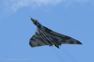 Avro Vulcan XH558 at RAF Brize Norton. 3rd July 2010.