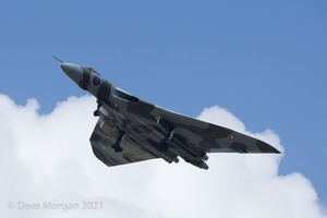 Avro Vulcan XH558 at RAF Brize Norton. 3rd July 2010.