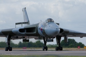 Avro Vulcan XH558 at RAF Brize Norton. 3rd July 2010.
