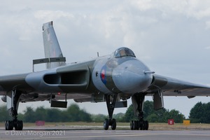 Avro Vulcan XH558 at RAF Brize Norton. 3rd July 2010.