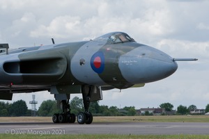 Avro Vulcan XH558 at RAF Brize Norton. 3rd July 2010.