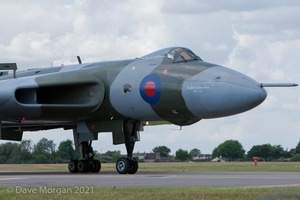 Avro Vulcan XH558 at RAF Brize Norton. 3rd July 2010.