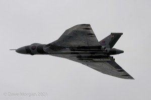 Avro Vulcan XH558 at RAF Brize Norton. 7th September 2008