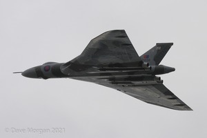 Avro Vulcan XH558 at RAF Brize Norton. 7th September 2008