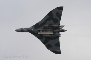 Avro Vulcan XH558 at RAF Brize Norton. 7th September 2008