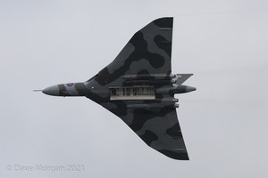 Avro Vulcan XH558 at RAF Brize Norton. 7th September 2008