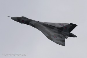 Avro Vulcan XH558 at RAF Brize Norton. 7th September 2008