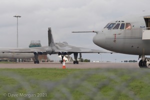 Avro Vulcan XH558 at RAF Brize Norton. 7th September 2008