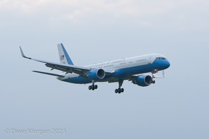 Air Force 1 arrives at RAF Fairford, 3rd September 2014