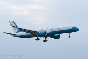 Air Force 1 arrives at RAF Fairford, 3rd September 2014