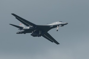 USAF B1-Bs arrive for deployment at RAF Fairford. 7th June 2017